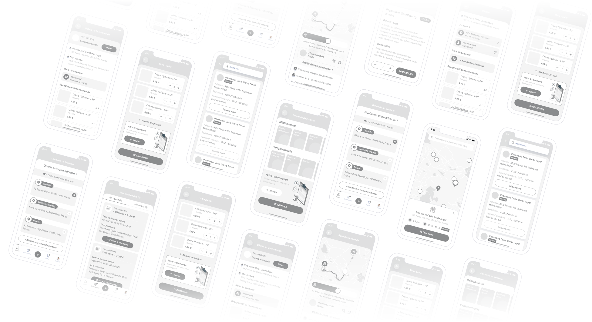 Wireframe Livmeds