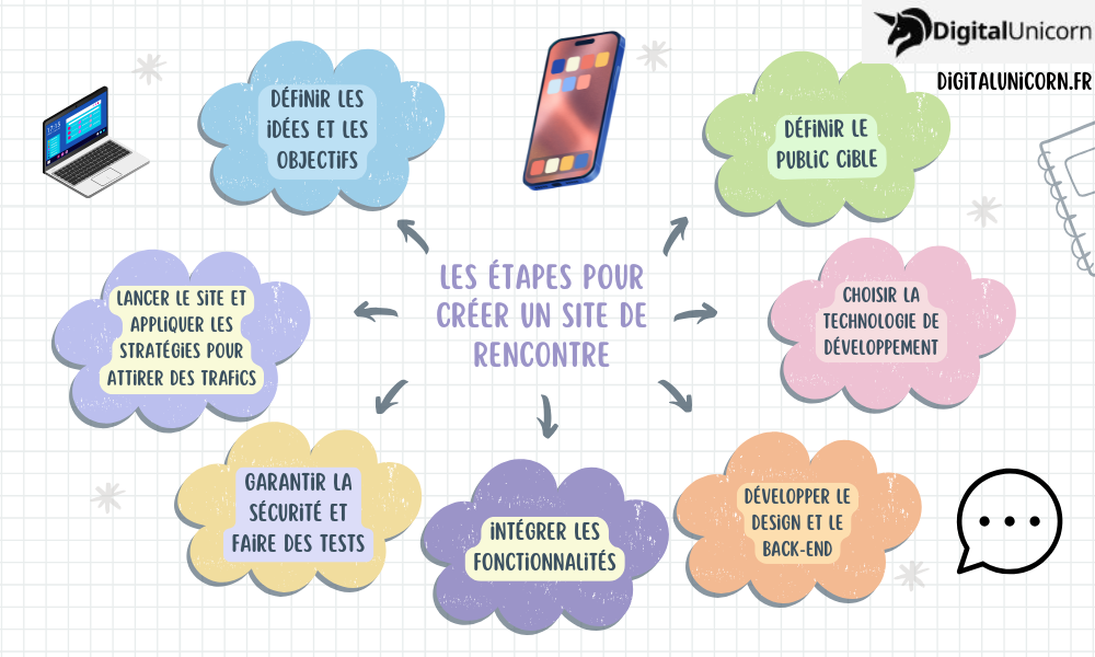 Les étapes à suivre pour créer un site de rencontre 