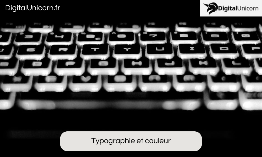 Typographie et couleur