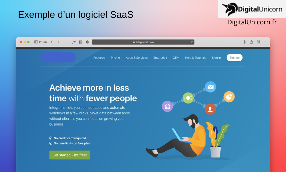 Exemple de SaaS