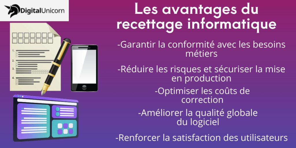 Les avantages du recettage informatique