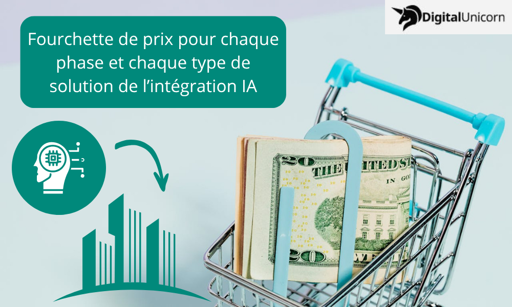 Fourchette de prix pour chaque phase et chaque type de solution
