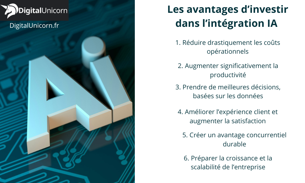 Les avantages d’investir dans l’intégration IA 