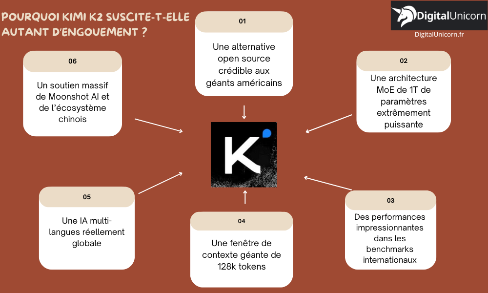 Pourquoi Kimi k2 suscite-t-elle autant d’engouement ?