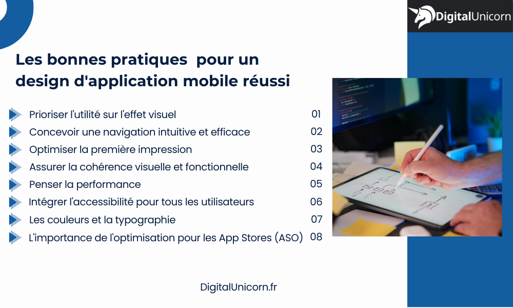 Les bonnes pratiques pour un design d'application mobile réussi