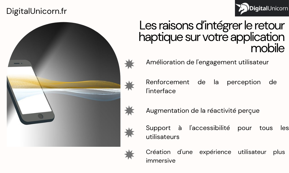 Les raisons d’intégrer le retour haptique sur votre application mobile