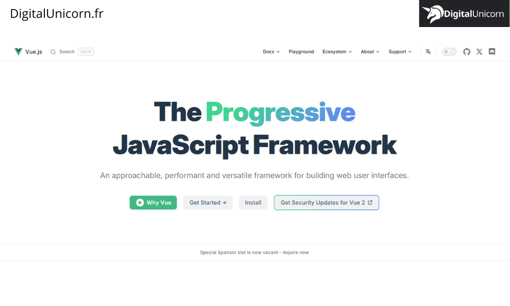 Site de Vue.js