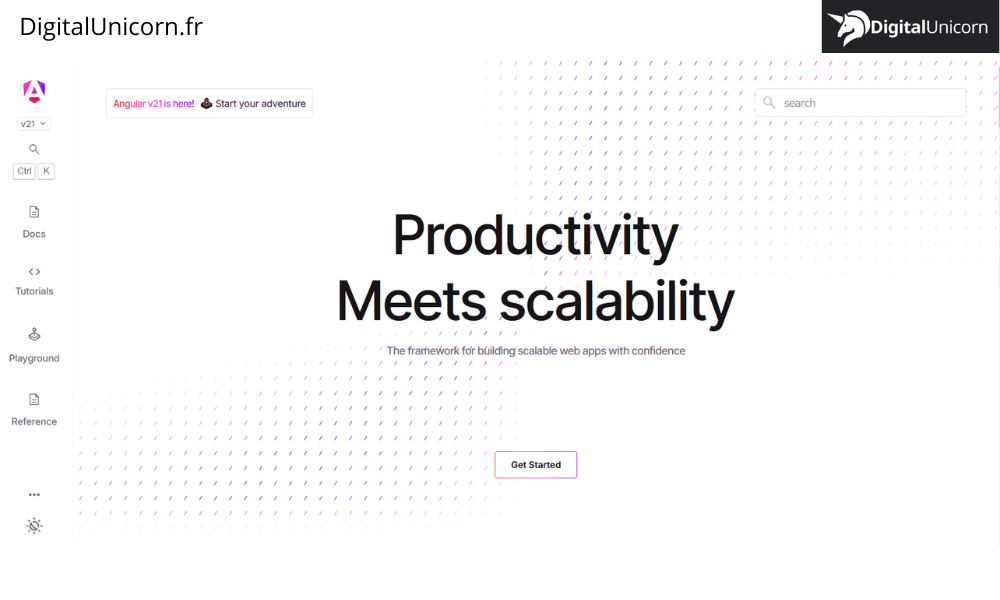 Site de Angular
