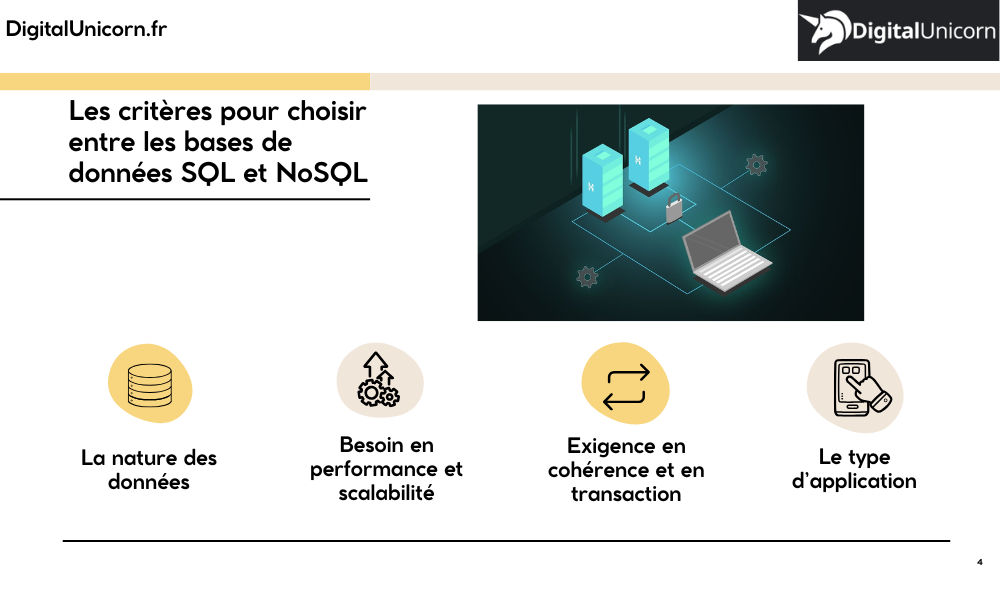 Les critères pour choisir entre les bases de données SQL et NoSQL
