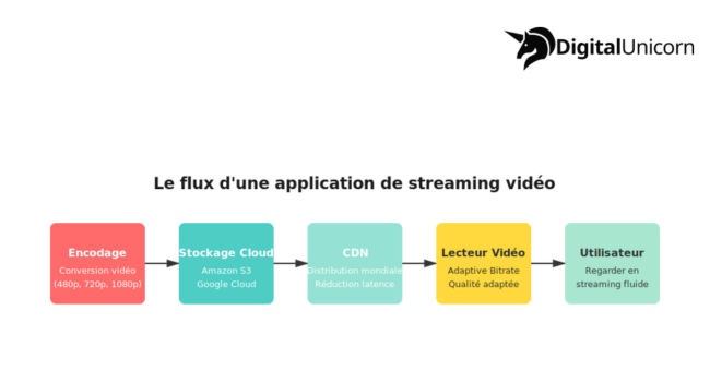 Flux application streaming video
