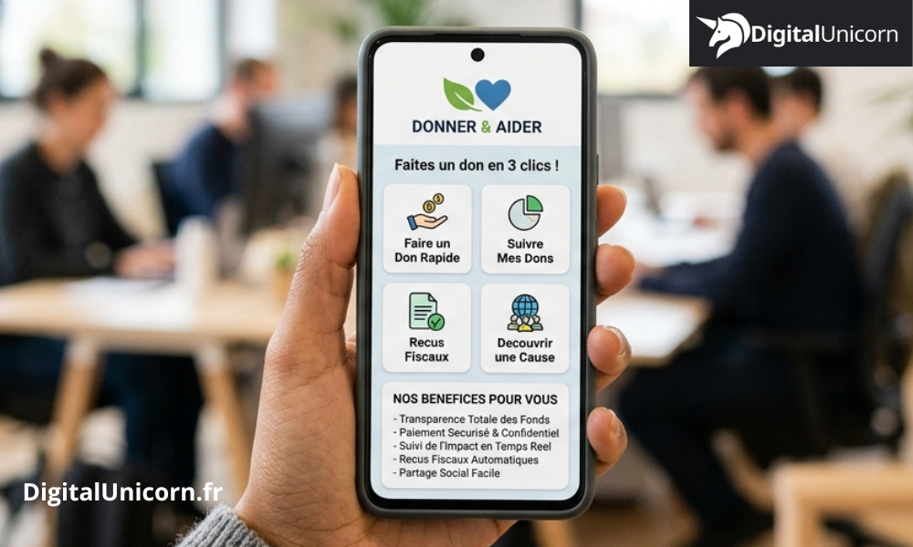 Les bénéfices d'une application de dons