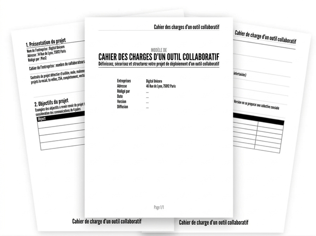 aperçu cahier charge outil collaboratif